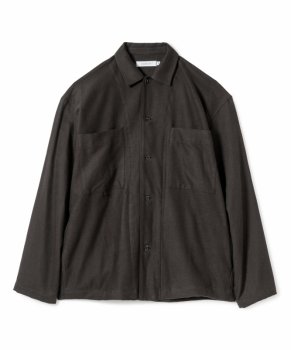<img class='new_mark_img1' src='https://img.shop-pro.jp/img/new/icons13.gif' style='border:none;display:inline;margin:0px;padding:0px;width:auto;' />【SANDINISTA】Military Nel Shirt Jacket/ブラック