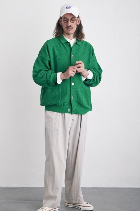 YASHIKI Nanohana Collar Cardigan/ケリーグリーン | YASHIKI