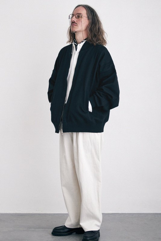 YASHIKI Mebuki Knit Blouson/ブラック | YASHIKI 2024 S/S - セレクトショップ  A.B.C.(エービーシー)-ONLINE SHOP-