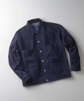 <img class='new_mark_img1' src='https://img.shop-pro.jp/img/new/icons48.gif' style='border:none;display:inline;margin:0px;padding:0px;width:auto;' />CURLYDENIM TRUCKER JACKET -one washed-