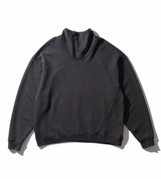 <img class='new_mark_img1' src='https://img.shop-pro.jp/img/new/icons13.gif' style='border:none;display:inline;margin:0px;padding:0px;width:auto;' />【SandWaterr】RESEARCHED ZIP UP PULLOVER(16oz C.FLEECE)/チャコール