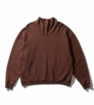 <img class='new_mark_img1' src='https://img.shop-pro.jp/img/new/icons13.gif' style='border:none;display:inline;margin:0px;padding:0px;width:auto;' />【SandWaterr】RESEARCHED ZIP UP PULLOVER(16oz C.FLEECE)/ブラウン