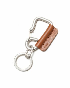 <img class='new_mark_img1' src='https://img.shop-pro.jp/img/new/icons13.gif' style='border:none;display:inline;margin:0px;padding:0px;width:auto;' />hoboCARABINER KEY RING with COW LEATHER/