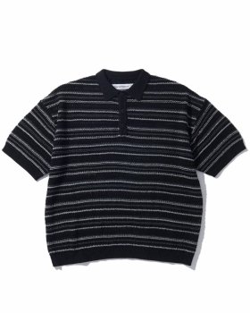 <img class='new_mark_img1' src='https://img.shop-pro.jp/img/new/icons13.gif' style='border:none;display:inline;margin:0px;padding:0px;width:auto;' />SandWaterrRESEARCHED KNIT POLO SS(C,L MIX YARN BORDER)/֥å