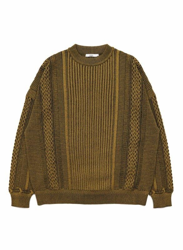 YASHIKI Kuchiba Knit(MUSTARD)