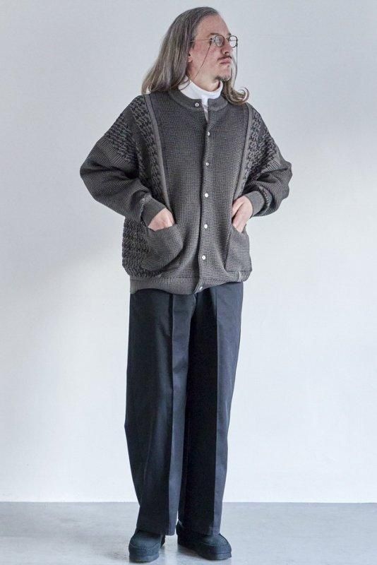 24AW YASHIKI Tasogare カーディガン サイズ2 カーキ YASHIKI - 【ラスト1点】【24AW】Tasogare Cardigan(KHAKI) | Salty