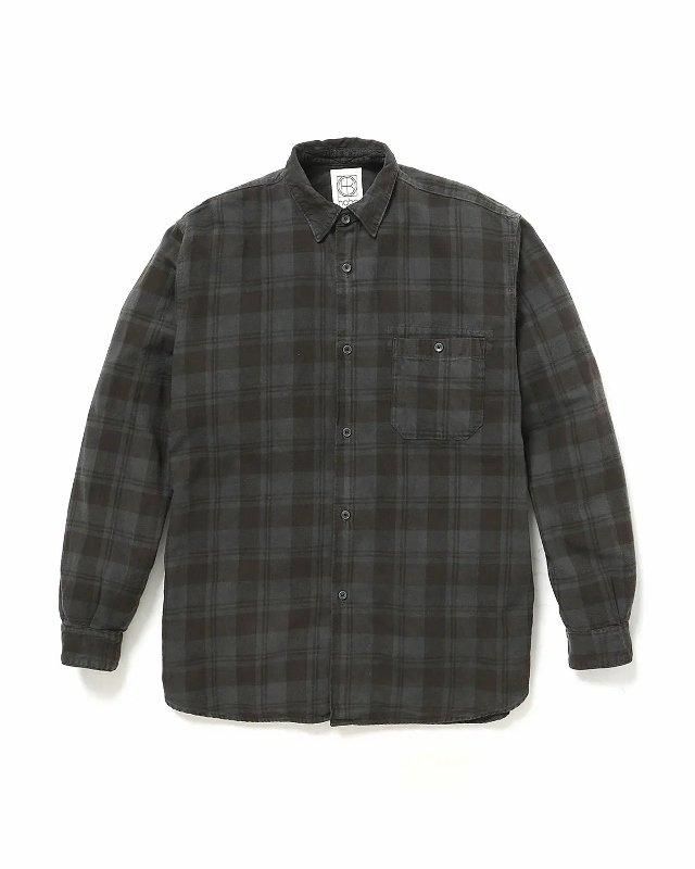 L/Sシャツ | hobo チャコール - セレクトショップ A.B.C.