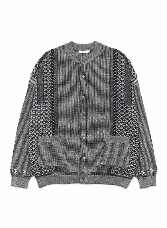 YASHIKI ヤシキ Shigure Cardigan シグレ カーディガン YASHIKI（ヤシキ）の「YASHIKI Unabara Cardigan（）」 - WEAR