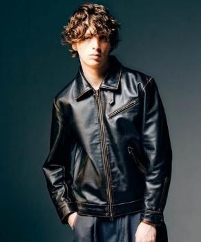 <img class='new_mark_img1' src='https://img.shop-pro.jp/img/new/icons48.gif' style='border:none;display:inline;margin:0px;padding:0px;width:auto;' />glambHidden Valley Leather Jacket/֥饦