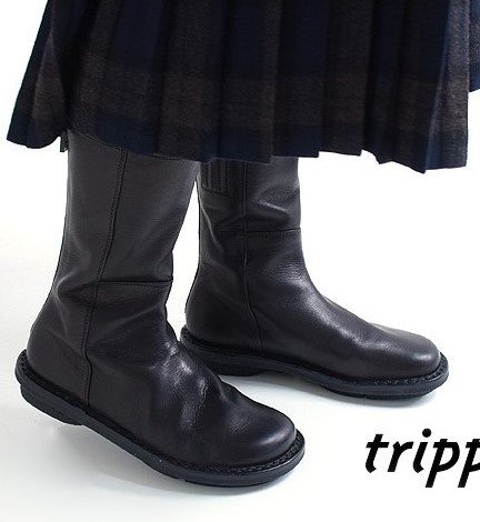 trippenトリッペン Mid-Boot-SAT242 ブラック - GIG Webshop