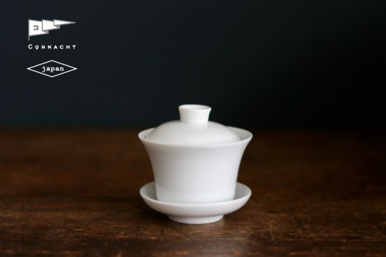 白磁 小さな蓋碗 - コノハト茶葉店