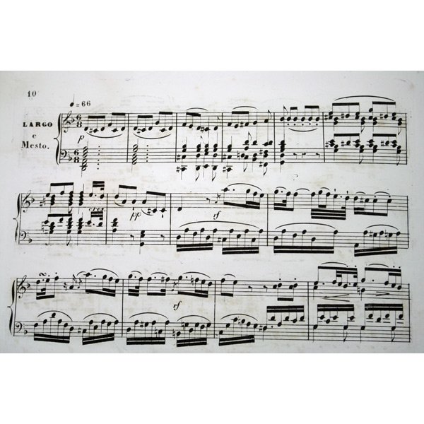 ベートーヴェン　ピアノソナタ第7番 ニ長調 作品10-3　ca.1850年 - アンティーク楽譜や、フランスアンティーク、ヨーロッパ紙ものの通販  【アンサンブル・アンティーク】