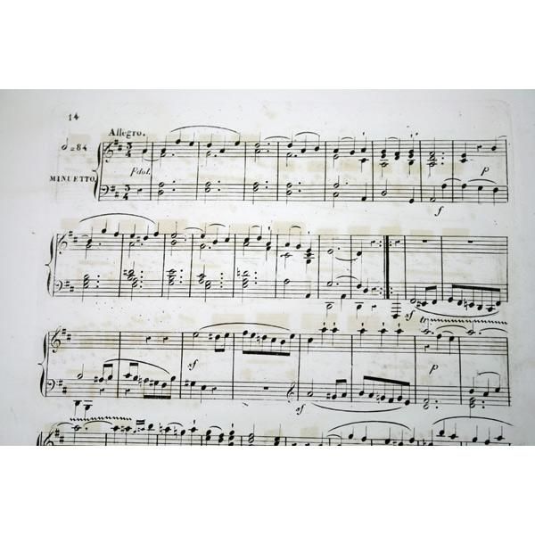 ベートーヴェン ピアノソナタ第7番 ニ長調 作品10-3 ca.1850年 ベートーヴェン ピアノソナタ第7番 ニ長調 作品10-3 ca.1850年