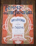 アンティーク楽譜　トミーとフランス女　1916年