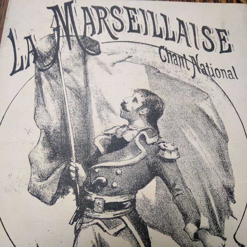 ラ マルセイエーズ La Marseillaise 国歌 - アンティーク楽譜や、フランスアンティーク、ヨーロッパ紙ものの通販  【アンサンブル・アンティーク】