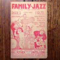 アンティーク楽譜　Family Jazz　ファミリー・ジャズ
