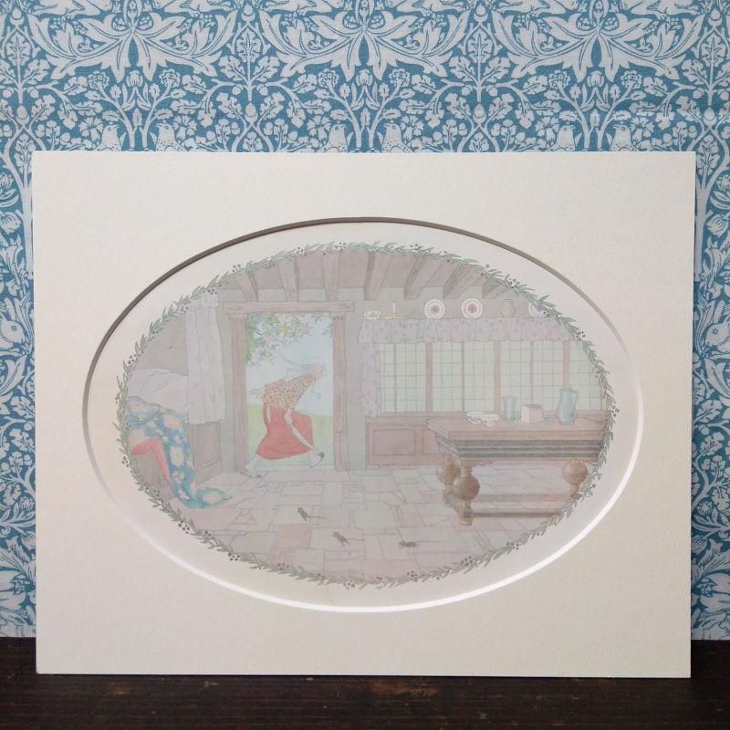 ウィルビーク　ルメール　絵本挿絵の額装品　アンティーク ウィルビーク ルメール 絵本挿絵の額装品 アンティーク - メルカリ