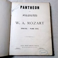 モーツァルト　ピアノソナタ全集　 c.a.1860年　アンティーク楽譜