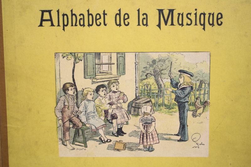 85B②約1920sアンティーク絵本　洋書古書　挿絵　イラスト　楽譜　音楽 英国で出会った♪アンティーク絵本 1920年代 H.アップルトン挿絵
