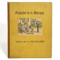 フランス音楽理論  『音楽のアルファベット』　挿絵：Salco　1897年頃