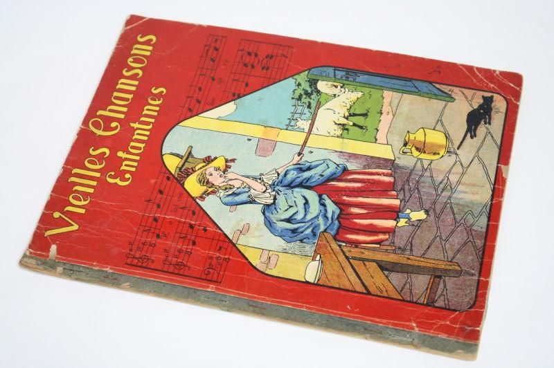 L331  洋書古書 1913年発行　ル・メールの大変美しいアンティーク楽譜絵本 L331 洋書古書 1913年発行 ル・メールの大変美しいアンティーク