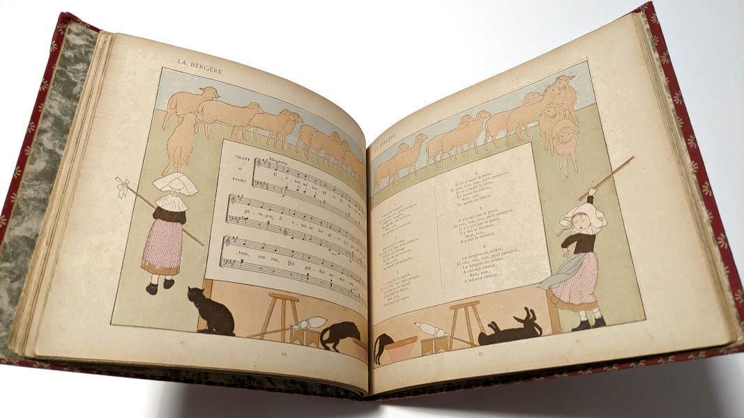 【希少】フランスの絵本 ブーテ・ド・モンヴェル 洋書 古書 アンティーク 希少】フランスの絵本 ブーテ・ド・モンヴェル 洋書 古書