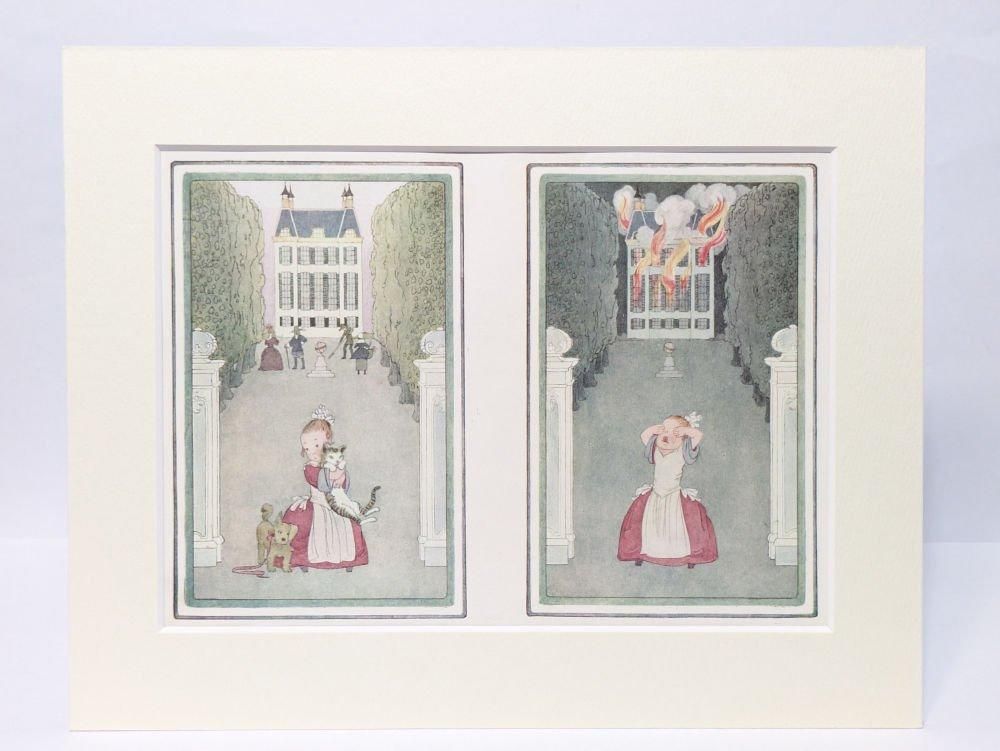 ウィルビーク　ルメール　絵本挿絵の額装品　アンティーク ウィルビーク ルメール 絵本挿絵の額装品 アンティーク - メルカリ