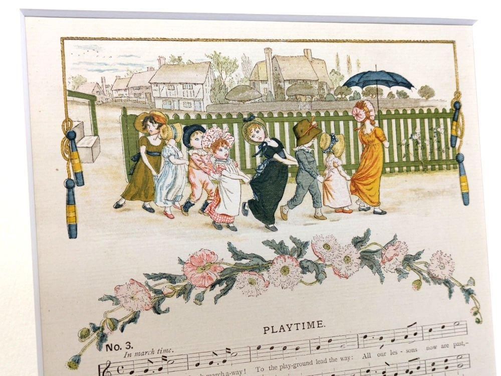 ケイト・グリーナウェイ『少女たち』 Framed Kate Greenaway