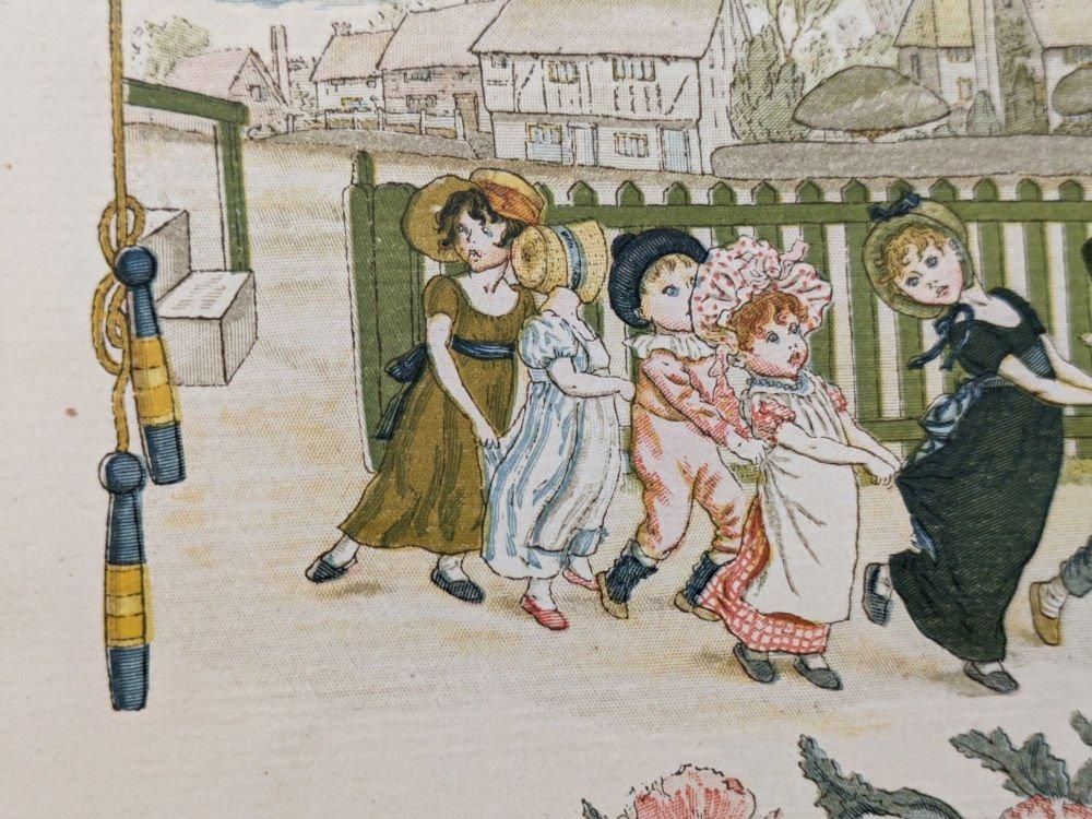 ケイト・グリーナウェイ 遊びの時間 『子どもの一日』 1881年 KATE