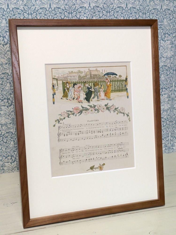 ケイト・グリーナウェイ 遊びの時間 『子どもの一日』 1881年 KATE