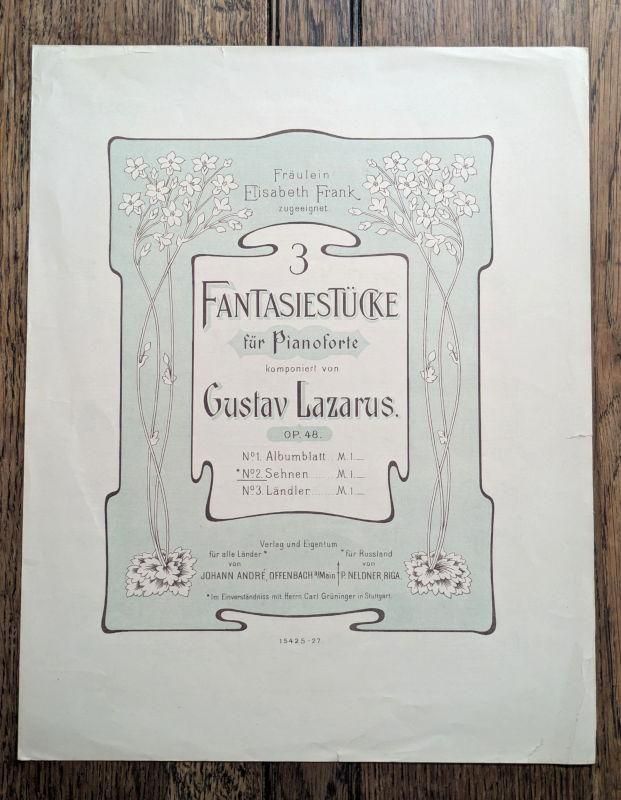 L331  洋書古書 1913年発行　ル・メールの大変美しいアンティーク楽譜絵本 ヨーロッパ,美装丁本,Sturmflut,アンティーク,小説,インテリア