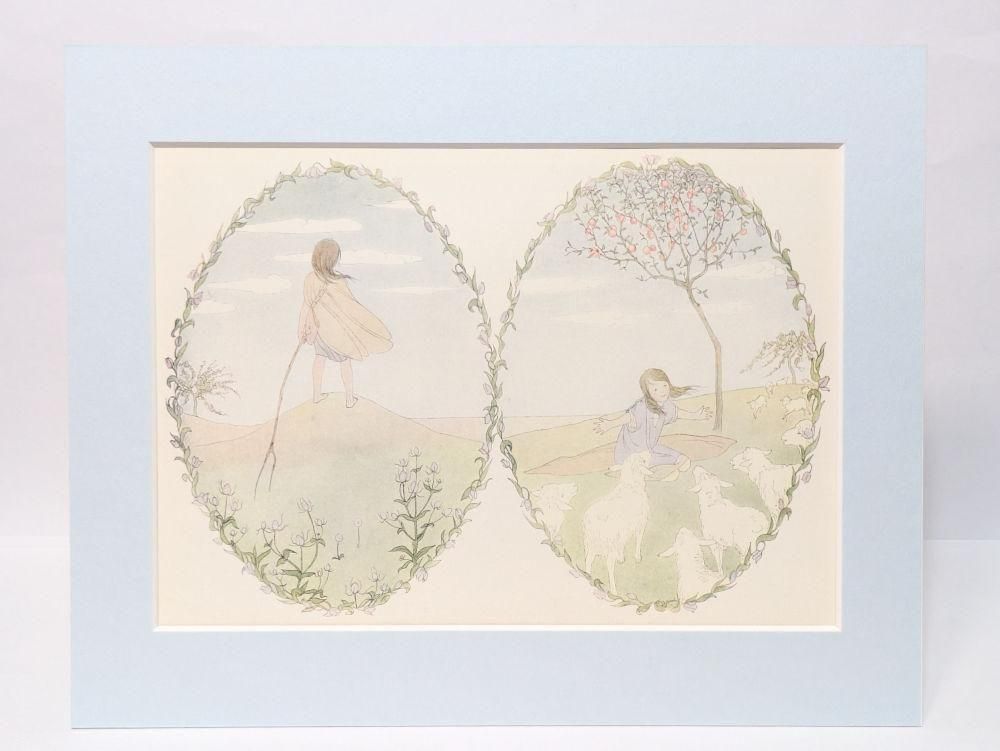 版画 / リトグラフ - アンティーク楽譜や、西洋アンティーク版画