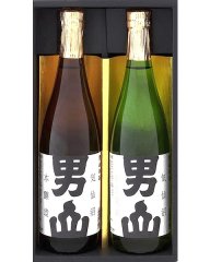 男山本店 ギフトセット ( 陸前男山 特別純米酒 720ml / 伏見男山 本醸造 720ml ) 