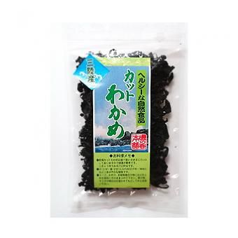 小野徳 カットわかめ 35g|三陸産の湯通し塩蔵わかめを乾燥して、食べやすい大きさ にカット / レターパック全国送料520円発送可能!