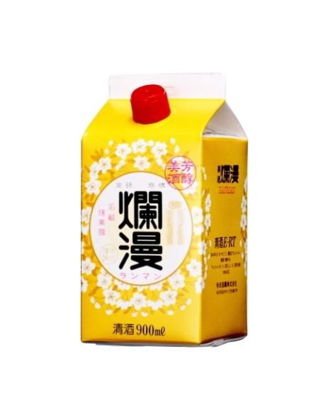秋田銘醸 爛漫 美酒パック 900ml