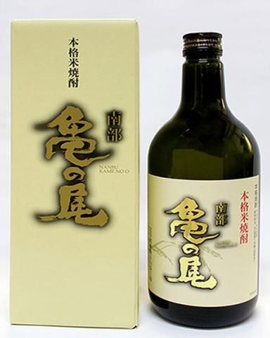 岩手銘譲 本格米焼酎 南部亀の尾(カートン入り)720ml