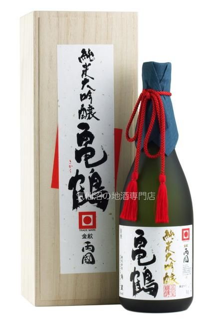 角星 純米大吟醸酒 亀鶴(きかく) 専用桐箱付 720ml