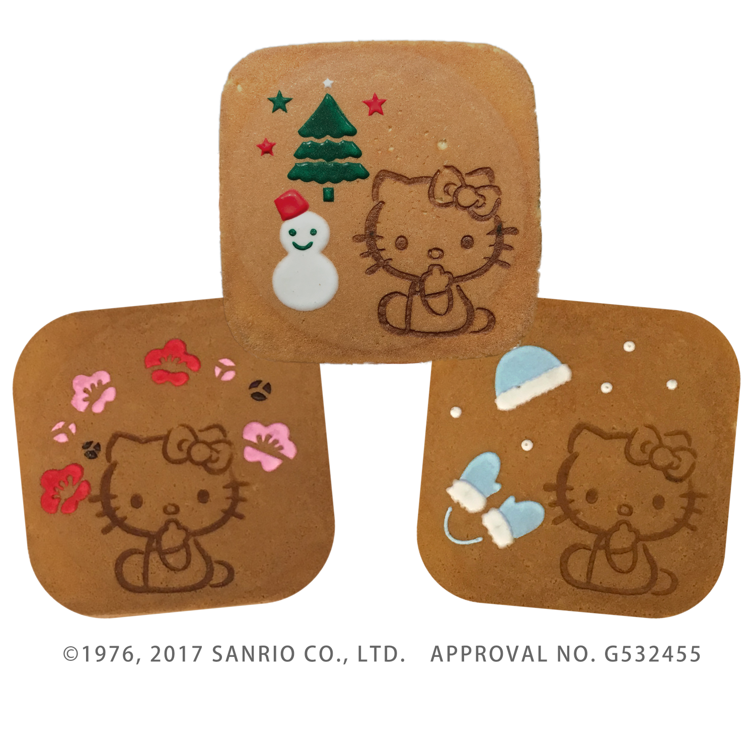 ハローキティ三味胴 3枚入り