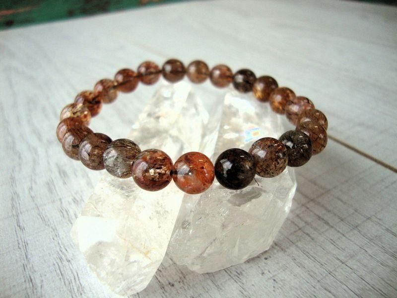 フェリエーテッドマイカ・イン・クォーツBR002 - クリスタル天虹