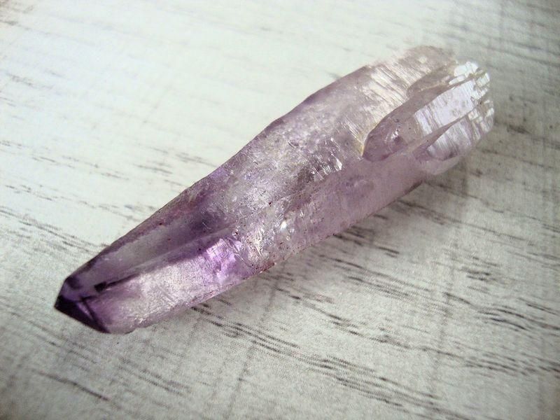 （Veracruz38）52g高品質ベラクルスアメジスト大きめ単結晶ファントム ベラクルス・アメジスト 慈愛 ファントム 両剣水晶 貫入水晶