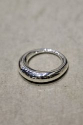 All Blues Snake Ring Thick POLIDHED SILVER




