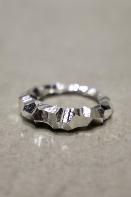 All Blues SNAKE RING THICK CARVED - リング