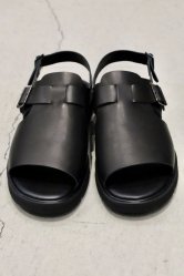 foot the coacher Open Toe Sandals BLACK