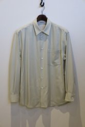 AURALEE Super Light Wool Shirts LIGHT KHAKI
