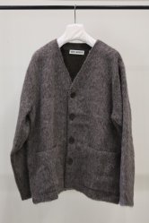 OUR LEGACY Cardigan MOLE GREY MOHAIR