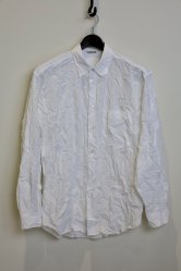 AURALEE Wrinkled Washed Finx Twill Shirt WHITE