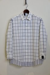 N.HOOLYWOOD 2241-SH25-014 Switching Big Shirt WHITE CHECK