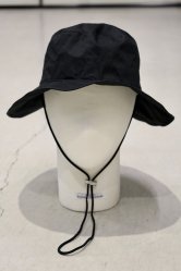 KIJIMA TAKAYUKI 241325-01 Cotton Safari Hat BLACK