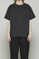 THE RERACS Structure Double Face Pocket Big T-Shirt  DARK GREEN