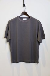 THE RERACS 60/3 Cotton Scf The Over Size T-Shirt GUNMETAL GRAY